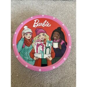 Barbie Mattel Christmas Cookie Tin
